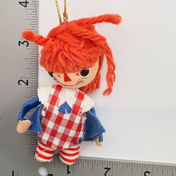 Vintage Raggedy Ann Doll Christmas Tree Ornament - Picture 3 of 6